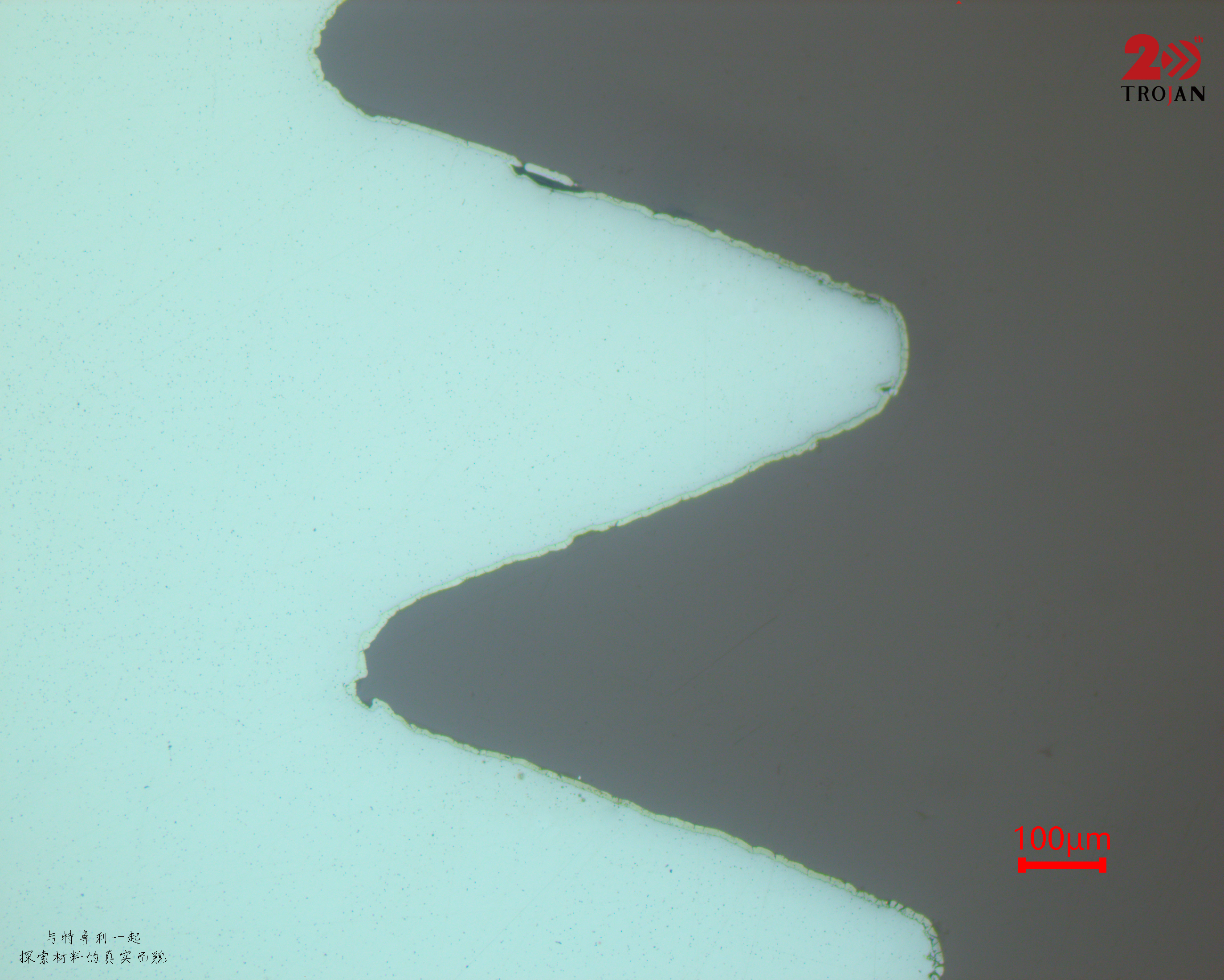 Metallographic analysis of nitrided threads